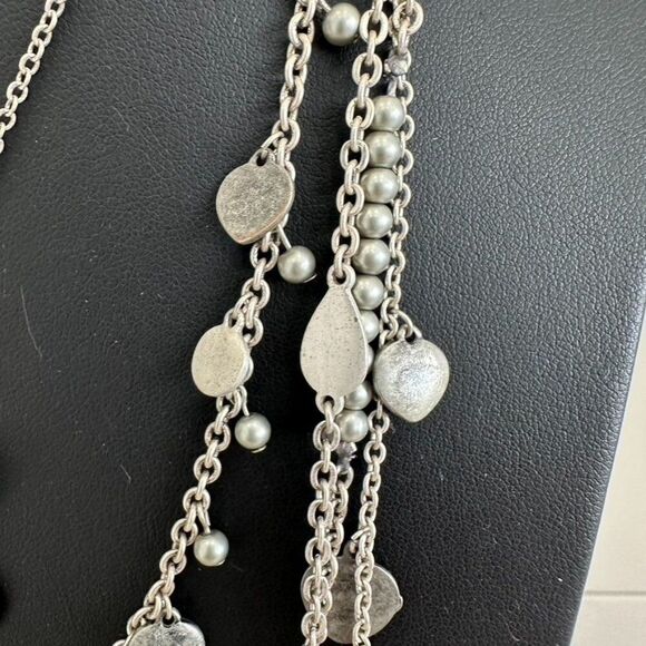 Premier Designs Heart Charm Necklace 2 in 1 - Layer interchangeable - Picture 7 of 7